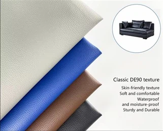 PVC Leather Soffa Bourgogne